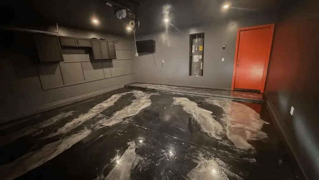 After epoxy work