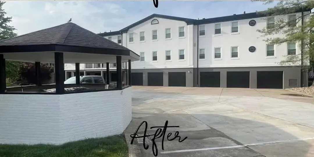 After commercial painting.