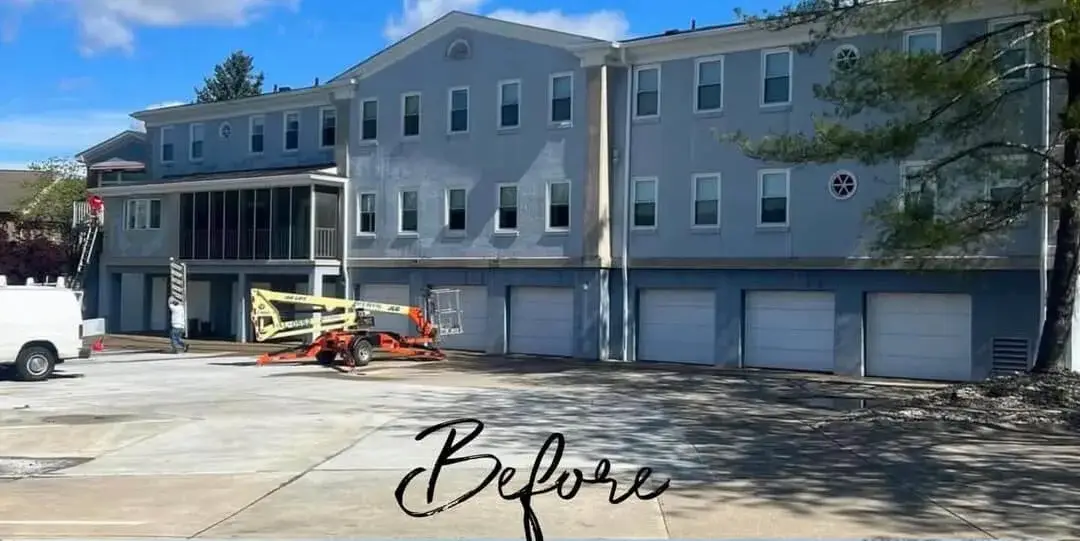Before commercial painting.